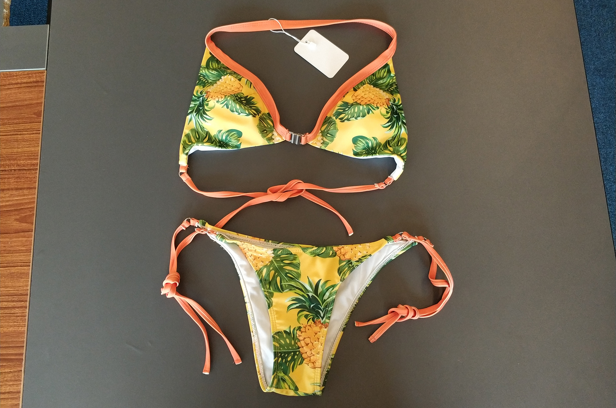 Print On Demand Sexy Halter Bikini Swimsuit (Front Buckle) - Custom ...