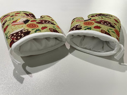 Heat Resistant Oven Mitts(Two Pieces)