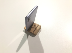 Wooden Phone Stand (Two-Side Print)