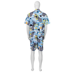 Men's Short Sleeve Jumpsuit (Model Sets 16)