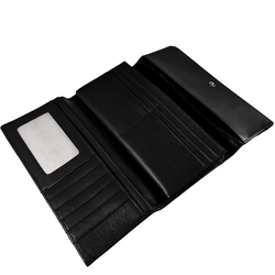 Women's Trifold Long Clutch Wallets (Model 1675)