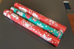 Gift Wrapping Paper 58"x 23" (4 Rolls)（Made in Queen）
