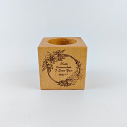 Mini Square Wooden Flower Box