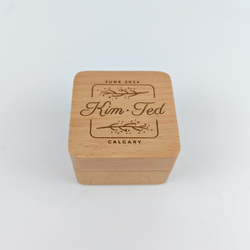 Custom Wooden Ring Box