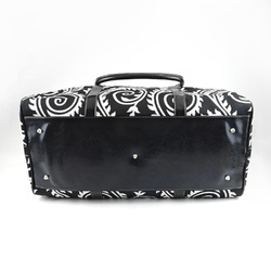 Custom Travel Bag-Large (Black Long Patch) (Model 1736)