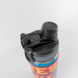 Insulated Water Bottle with Dual-use Lid (18oz)