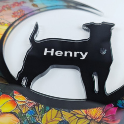 Personalized Jack Russell Dog Memorial Suncatcher Ornament-07