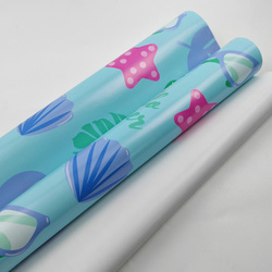 Gift Wrapping Paper-Coated Paper 58"x 22"（1 Roll）