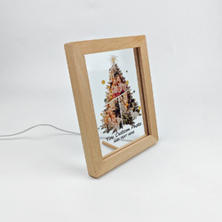 Custom Acrylic Plaque Picture Frame With Light