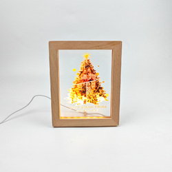 Custom Acrylic Plaque Picture Frame With Light