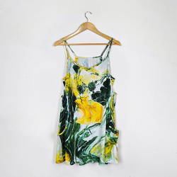 Women's Double-Layered Camisole Dress (Model D70)