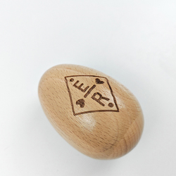 Personalised Wooden Shaker Egg