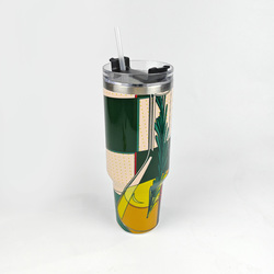 40oz Tumbler with Black Handle