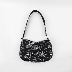 Women's Shoulder Bag-Black (Model 1748)