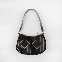 Women's Shoulder Bag-Grey (Model 1748)