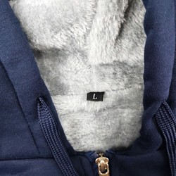 Zip-Up Thickened Fleece-Lined Hoodie