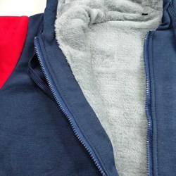 Zip-Up Thickened Fleece-Lined Hoodie