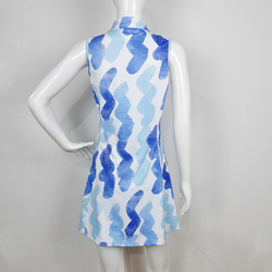 Custom Sleeveless Sport Dress with Zipper Pocket & Inner Shorts
