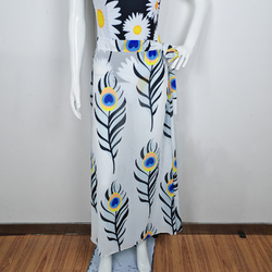 Knotted Long Swimwear Cover Up