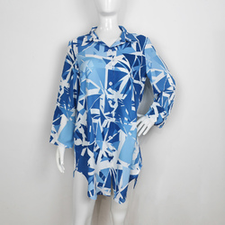 3/4 Sleeve Button Up Dress