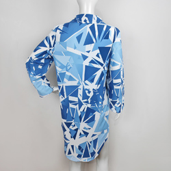 3/4 Sleeve Button Up Dress