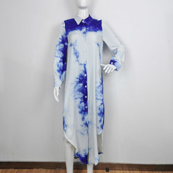 Button Long Sleeve Shirt Dress