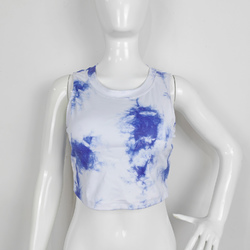 Sleeveless Yoga Crop Active Tank Tops
