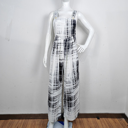 Pocket Wide Leg Bib Jumpsuit