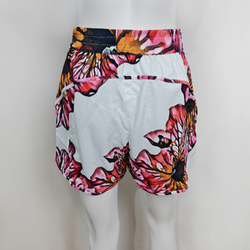 Elastic High Waist Zipper Pocket Active Shorts