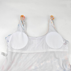Women's One Piece Skirted Swimsuit (Model S54)