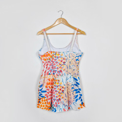 Women's One Piece Skirted Swimsuit (Model S54)