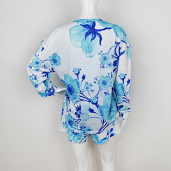 Long Sleeve & Lace-up Shorts Pajama Sets