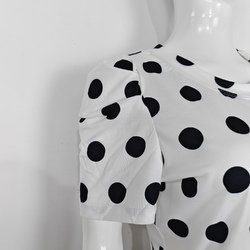 Round Neck Puff Sleeve T-Shirt
