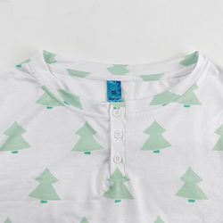 Women's Short Sleeve Pajama Top (Model Sets 17)