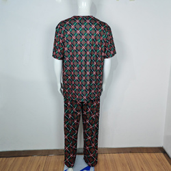 Men's Crew Neck Pajama Set (Model Sets 31)
