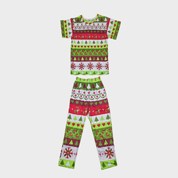 Big Boys' Crew Neck Pajama Set (Model Sets 31)