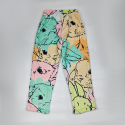 Custom Little Kids' Flannel Pajama Trousers (Model L76)