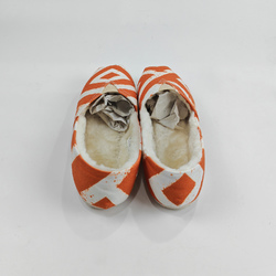 Women's Fleece-Lined Canvas Slip-On