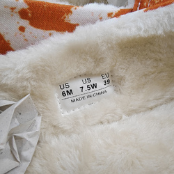 Women's Fleece-Lined Canvas Slip-On