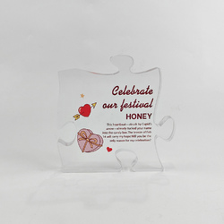 Personalized Puzzle Shaped Acrylic Plaque