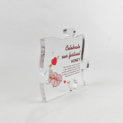 Personalized Puzzle Shaped Acrylic Plaque