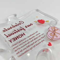 Personalized Puzzle Shaped Acrylic Plaque