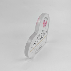 Personalized Heart Shaped Acrylic Plaque