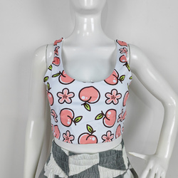 Knotted Back Cutout Sports Bra