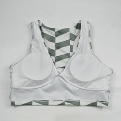 Deep V-Neck Racerback Cutout Active Crop Tops