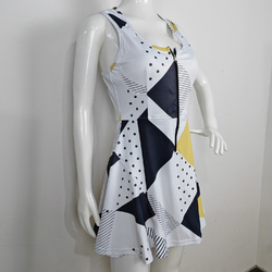 Front Zip Racer Back Sports Skirt & Shorts Set