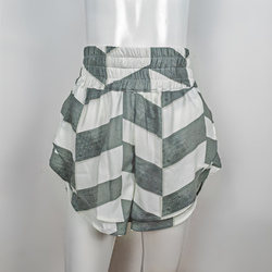 Elastic Waist Double Layered Active Shorts