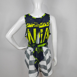 Backless Split Knotted Yoga Active Tank Tops