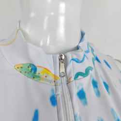 Half-Zip Backless Sport Jumpsuit