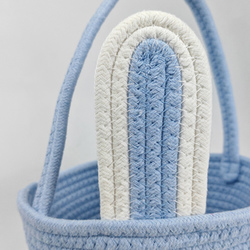 Custom Embroidered Easter Bunny Basket